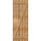 Ekena Millwork Joined Board-n-Batten Shutters w/Z-Bar, Rough Sawn Western Red Cedar, 26 7/8W x 72H, PR RBJ06Z26X072RWR - alternate 4